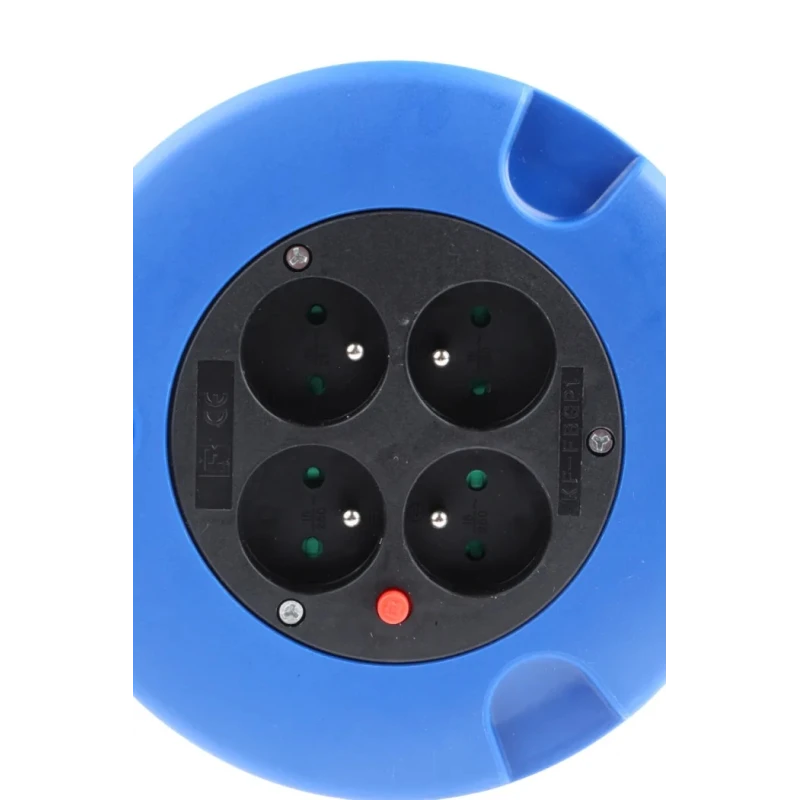 RS PRO 5 m 4 Socket Type E Cable Reel 230V AC 10A Polyvinyl Chloride Jacket 768-4456