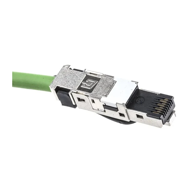 Weidmüller Cat5 Ethernet Cable 4 Core, Green, 1 m Length, SF/UTP Screened, Polyurethane Jacket 1044470010