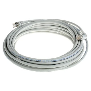 Weidmüller Cat6 Shielded Screened Ethernet Cable, 10 m Length, Low Smoke Zero Halogen Jacket, Grey CAT6