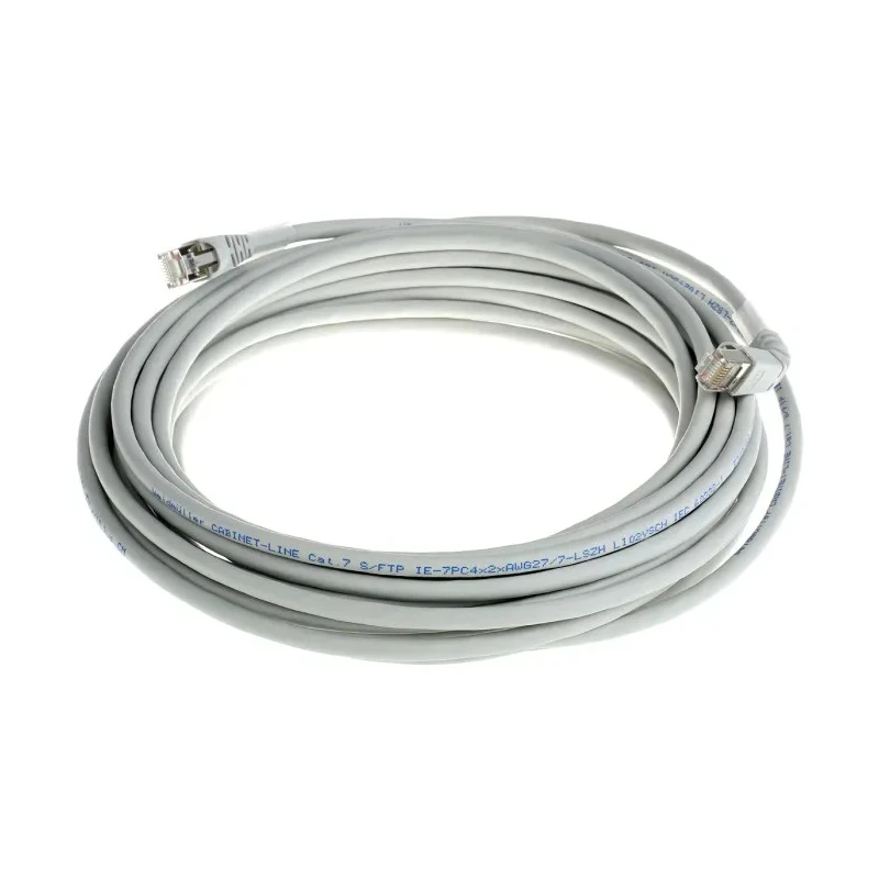 Weidmüller Cat6 Shielded Screened Ethernet Cable, 10 m Length, Low Smoke Zero Halogen Jacket, Grey CAT6