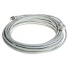 Weidmüller Cat6 Shielded Screened Ethernet Cable, 10 m Length, Low Smoke Zero Halogen Jacket, Grey CAT6