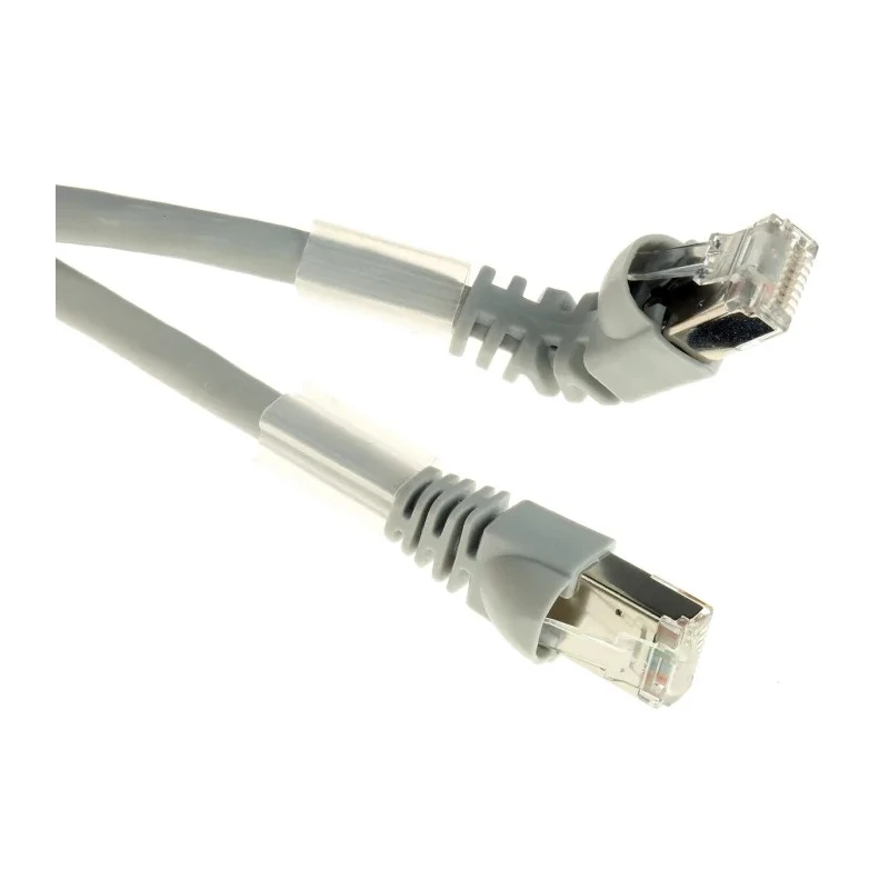 Weidmüller Cat6 Shielded Screened Ethernet Cable, 10 m Length, Low Smoke Zero Halogen Jacket, Grey CAT6