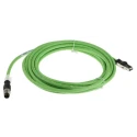 Weidmüller IE Cat5 Shielded Screened Polyurethane Jacket Ethernet Cable 4 Core, Green, 5 m CAT5