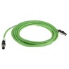 Weidmüller IE Cat5 Shielded Screened Polyurethane Jacket Ethernet Cable 4 Core, Green, 5 m CAT5