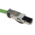 Weidmüller IE Cat5 Shielded Screened Polyurethane Jacket Ethernet Cable 4 Core, Green, 5 m CAT5
