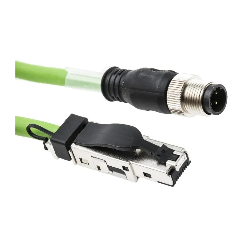 Weidmüller Cat5 Ethernet Cable 4 Core Green 3m SF/UTP Screened Polyurethane Jacket 600V 22AWG 