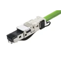 Weidmüller Cat5 Ethernet Cable 4 Core Green 3m SF/UTP Screened Polyurethane Jacket 600V 22AWG 