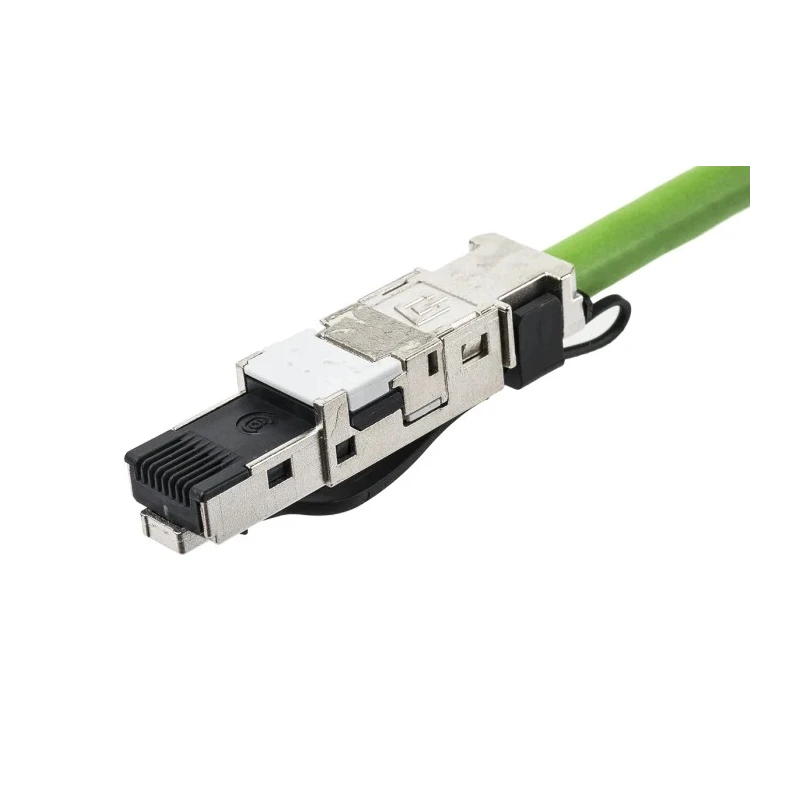 Weidmüller Cat5 Ethernet Cable 4 Core Green 3m SF/UTP Screened Polyurethane Jacket 600V 22AWG 