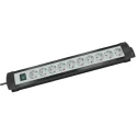 brennenstuhl Premium-Line 3 m 10 Socket Type F German Schuko Extension Lead, 230V, 16A, Switchable, IP20 1951500100