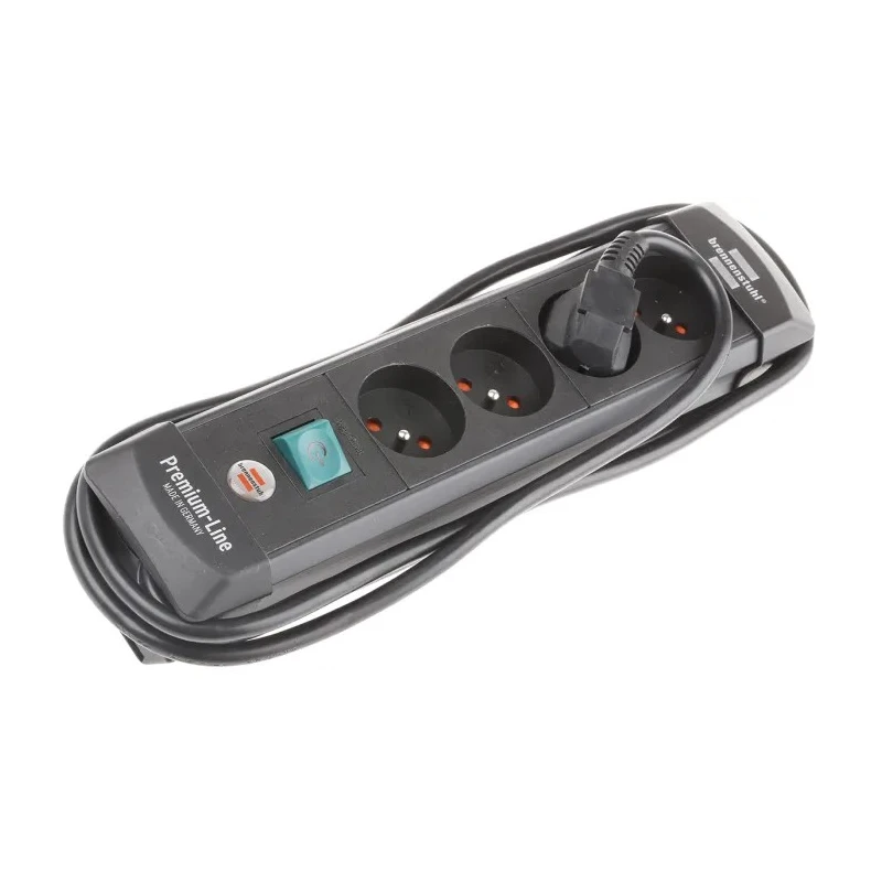 brennenstuhl Premium-Line 1.8 m 4 Socket Type E French Extension Lead Kit 230V IP20 1951144100