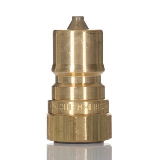 RS PRO Brass Hydraulic Quick Connect Coupling Male BSP 3/8 in 160 bar 768-5822