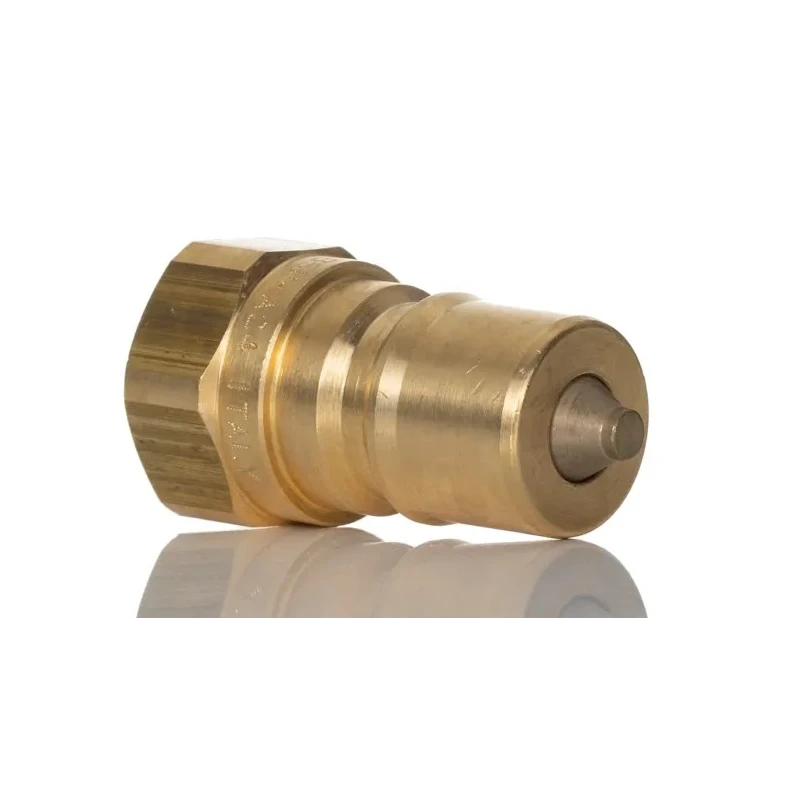 RS PRO Brass Hydraulic Quick Connect Coupling Male BSP 3/8 in 160 bar 768-5822