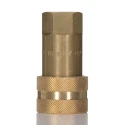 RS PRO Brass Hydraulic Quick Connect Coupling Female BSP 3/8 in 160 bar 768-5825