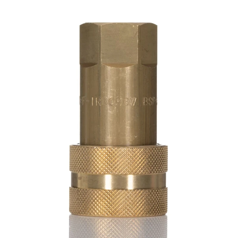 RS PRO Brass Hydraulic Quick Connect Coupling Female BSP 3/8 in 160 bar 768-5825