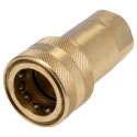 RS PRO Brass Hydraulic Quick Connect Coupling Female BSP 3/4 in 125 bar 768-5835