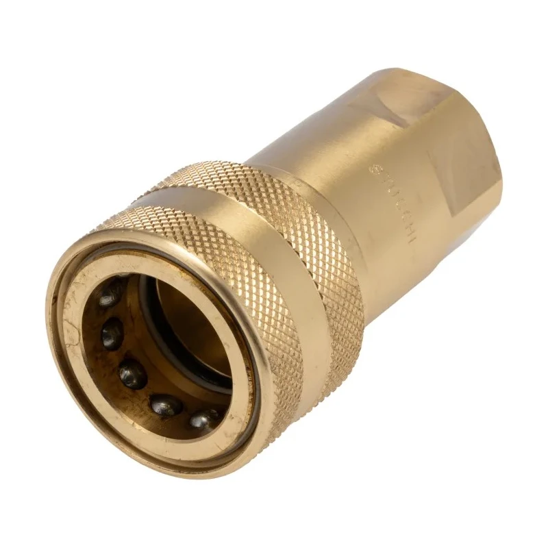 RS PRO Brass Hydraulic Quick Connect Coupling Female BSP 3/4 in 125 bar 768-5835