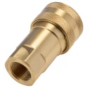 RS PRO Brass Hydraulic Quick Connect Coupling Female BSP 3/4 in 125 bar 768-5835
