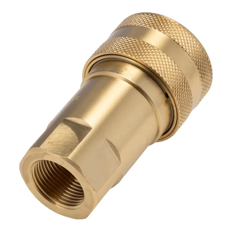 RS PRO Brass Hydraulic Quick Connect Coupling Female BSP 3/4 in 125 bar 768-5835