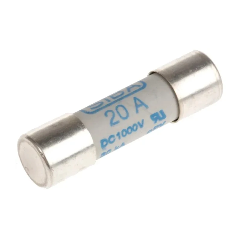 SIBA 20A Ceramic Cartridge Fuse 10 x 38 mm 1kV dc URZ Series 5021526.20