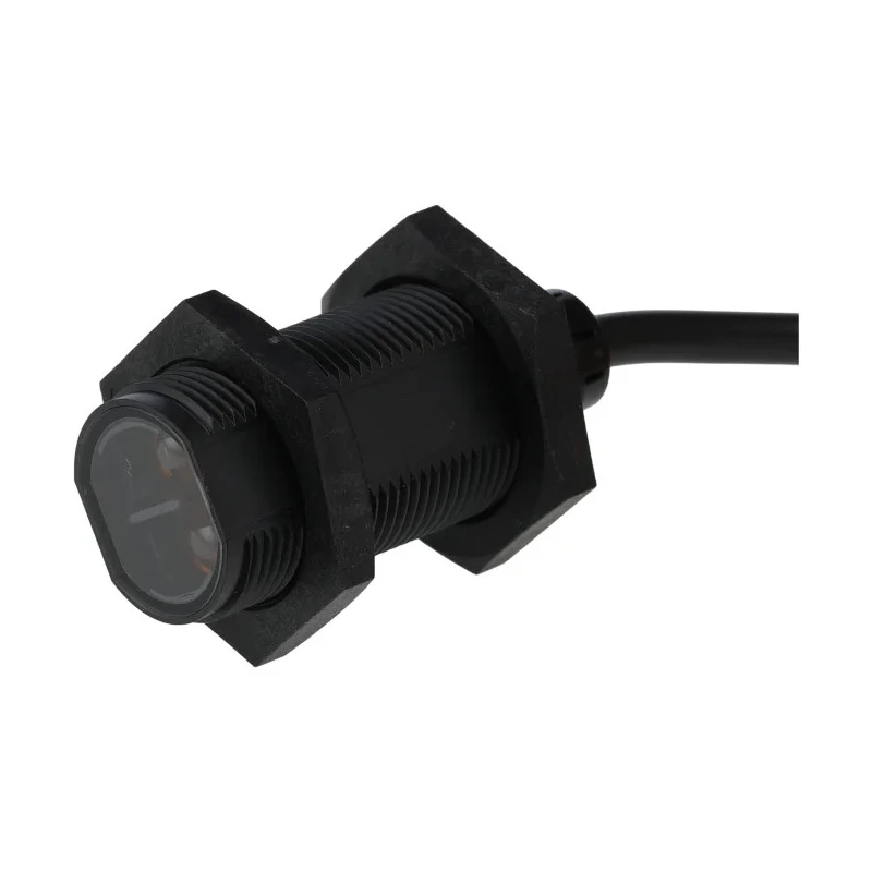 Omron Diffuse Photoelectric Sensor Barrel Style 300 mm Detection Range 30 V DC 25 mA NPN Output IP67 IP69K E3FA-DN12 2M