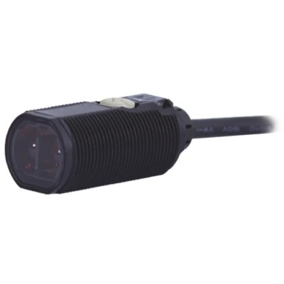 Omron Background Suppression Photoelectric Sensor, Barrel Sensor, 100 mm Detection Range, NPN Output, IP69K E3FA-LN11 2M
