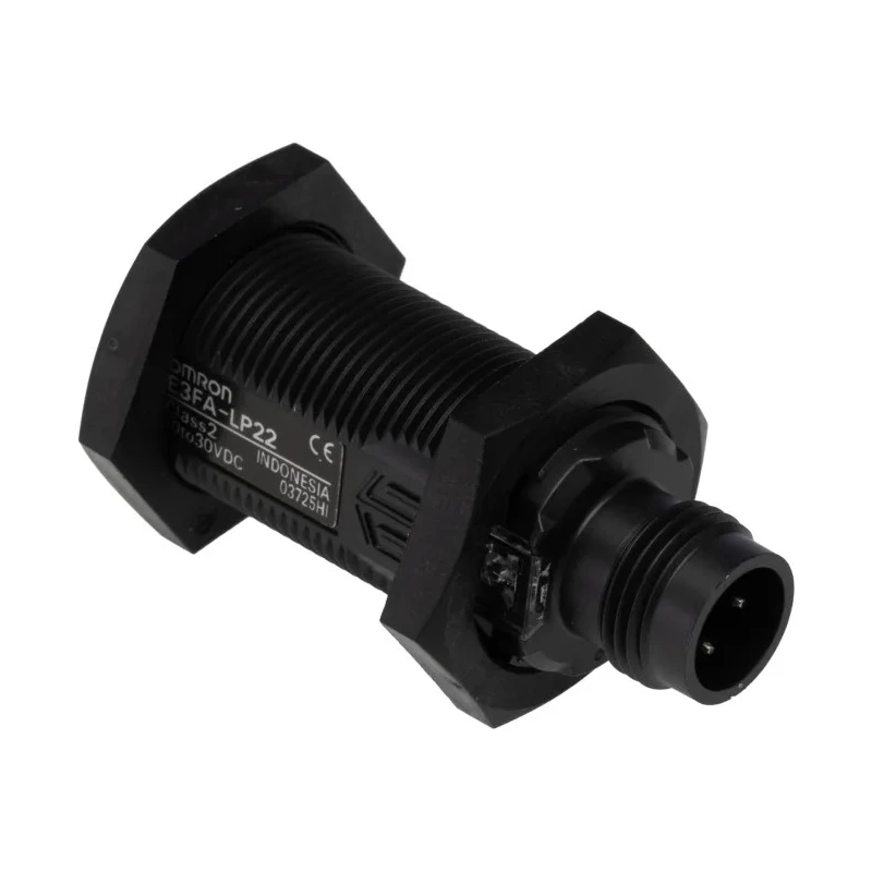 Omron Background Suppression Photoelectric Sensor Barrel Style 200 mm Detection Range PNP Output IP67 IP69K E3FA-LP22