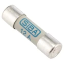 SIBA 12A Ceramic Cartridge Fuse, 10 x 38 mm, 1kV dc, Photovoltaic High Performance URZ Series 5021526.12