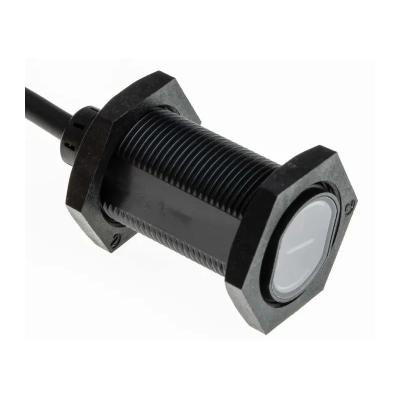 Omron Diffuse Photoelectric Sensor Barrel Style 100 mm Detection Range PNP Output IP67 IP69K E3FADP112M