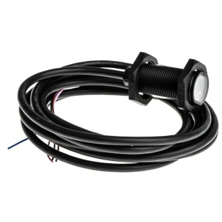 Omron Retroreflective Photoelectric Sensor, Barrel Sensor, 100 mm to 4 m Detection Range, PNP Output, IP69K E3FA-RP11 2M