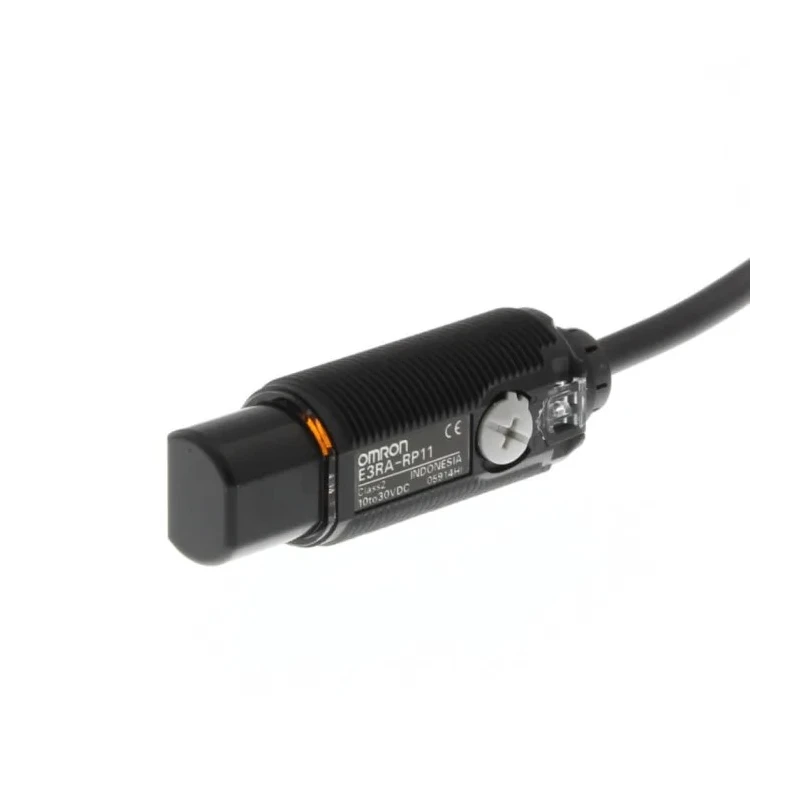 Omron Retroreflective Photoelectric Sensor Barrel Sensor 100 mm to 3 m Detection Range PNP Output IP67 IP69K E3RA-RP11 2M