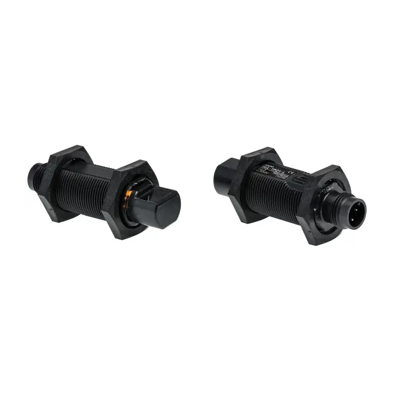 Omron Through Beam Photoelectric Sensor Barrel Style 15 m Detection Range PNP Output IP67 IP69K E3RA-TP21