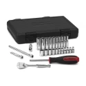 GearWrench 26-Piece 1/4 in 12 Point Chrome Alloy Steel Socket Set 80313