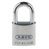 RS PRO Weatherproof Titalium Keyed Padlock 9.5 mm Shackle Diameter 44.5 mm Shackle Length 50 mm Body Width 80TI/50 KA8011