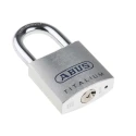 RS PRO Weatherproof Titalium Keyed Padlock 9.5 mm Shackle Diameter 44.5 mm Shackle Length 50 mm Body Width 80TI/50 KA8011
