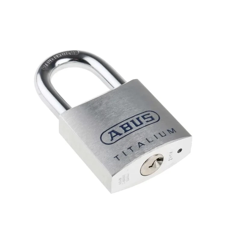 RS PRO Weatherproof Titalium Keyed Padlock 9.5 mm Shackle Diameter 44.5 mm Shackle Length 50 mm Body Width 80TI/50 KA8011