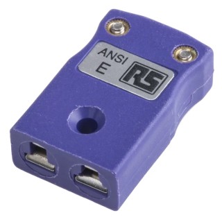 RS PRO Thermocouple Connector for Use with Type E Thermocouple, RoHS Compliant, ANSI Standard 769-1120