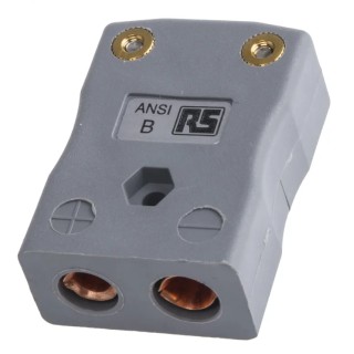 RS PRO Thermocouple Connector for Use with Type B Thermocouple RoHS Compliant ANSI Standard 769-1303