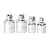 GearWrench 1/2 in, 1/4 in, 3/8 in Square Drive Polished Chrome Alloy Steel Adapter Set 81217