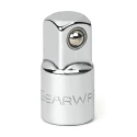 GearWrench 1/2 in, 1/4 in, 3/8 in Square Drive Polished Chrome Alloy Steel Adapter Set 81217