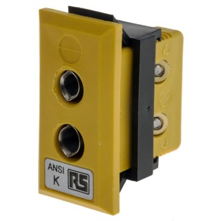 RS PRO Thermocouple Connector Panel for Use with Type K Thermocouple ANSI RoHS Compliant Standard 769-1381