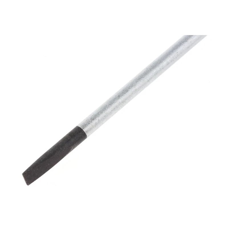 Facom Slotted Screwdriver with 100 mm Blade and 203 mm Overall Length, Insulated Polyamide and Polyurethane Handle AT3X100