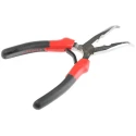 Facom 1-Piece Long Nose Plier Bent Nose 200mm Overall Length, 69mm Jaw, Comfort Grip Handle, VDE/1000V Approved 195A.20CPE