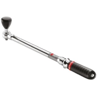 Facom Click Torque Wrench, Mechanical 1 to 5 Nm Torque Range, 1/4 inch Square Drive, Chrome Vanadium Steel, 185mm R.301A