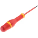 Facom Insulated Screwdriver 75 mm Blade VDE/1000V Approved, 178mm Overall AT3X75VE