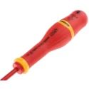 Facom Insulated Screwdriver 75 mm Blade VDE/1000V Approved, 178mm Overall AT3X75VE