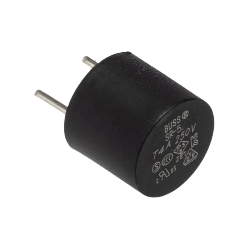 Eaton Radial Fuse 4A Current Rating 250V AC Time Delay SR-5-4A-BK