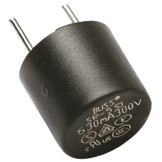 Eaton Non-Resettable Fuse, Radial Lead, 10A Current Rating, 125V AC, Fast Acting SR-5F-10A-BK