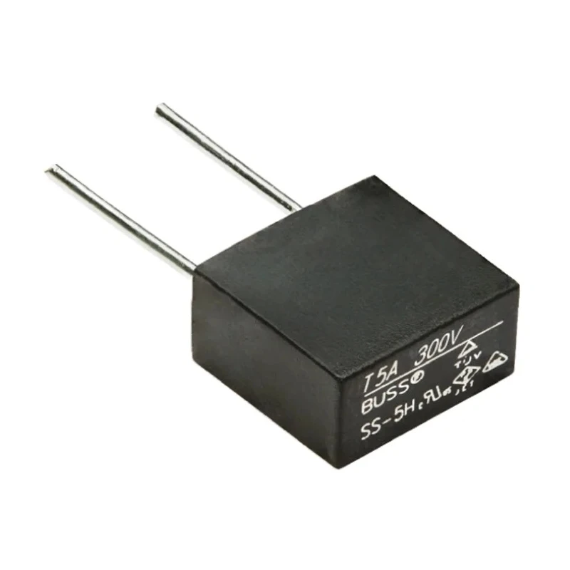 Eaton Non-Resettable Fuse Radial 4A 250V AC Time Delay Plastic Body SS-5-4A-BK