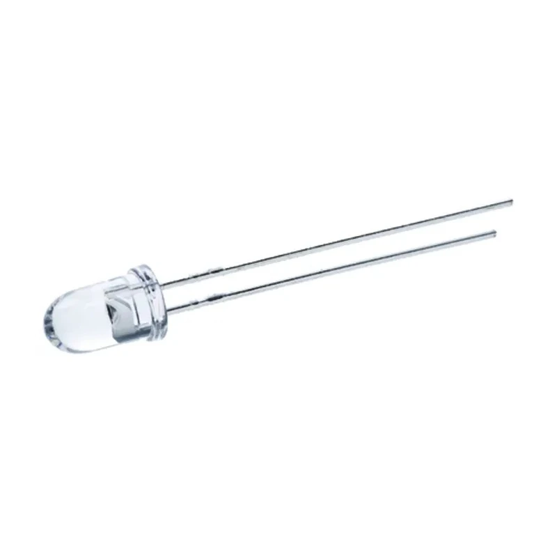 Broadcom Amber LED 5 mm T-1 3/4 Through Hole High Brightness 2.1 V 50 mA HLMP-EL3B-WXKDV