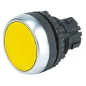 BACO Yellow Spring Return Push Button Head 22 mm Cutout IP66 L21AA04